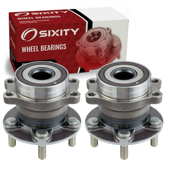 2 pc Sixity Rear Wheel Bearing Hub Assembly compatible with Subaru Forester 2014-2018