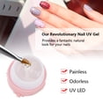 thumbnail image 3 of Nail Transparent, Reliable Practical Lightweight Manicure Tips Glue, Clear False Nails For Natural Nails, 3 of 8