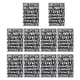 thumbnail image 1 of 10 Sheets Self-Adhesive Vinyl Letters Numbers Multi-purpose Labels Stickers, 1 of 4