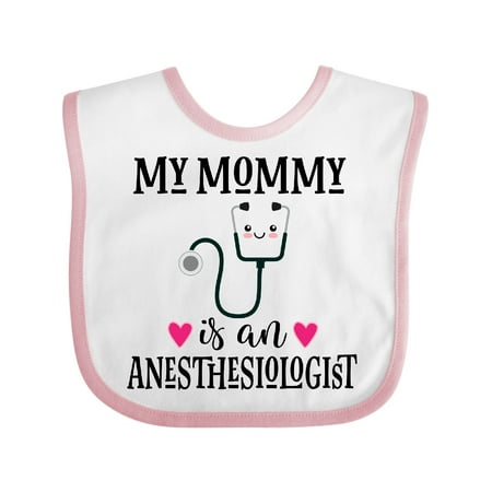 

Inktastic Anesthesiologist Mom Baby Gift Gift Baby Girl Bib