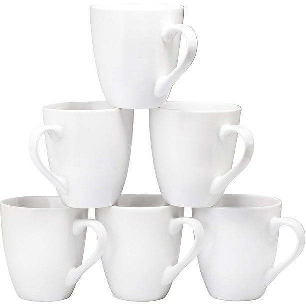 Coffee Mug Set Set of 6 Large-sized 16 Ounce Ceramic Coffee Mugs ...