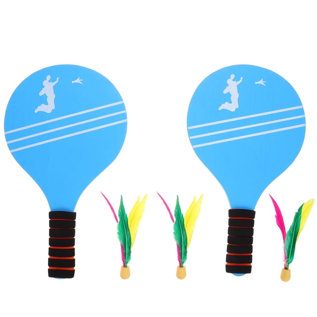 MOVTOTOP Kids Badminton Racket Set with Assorted Color Rackets for Indoor Fun and Fitness Benefits Portable and Durable for Beginners