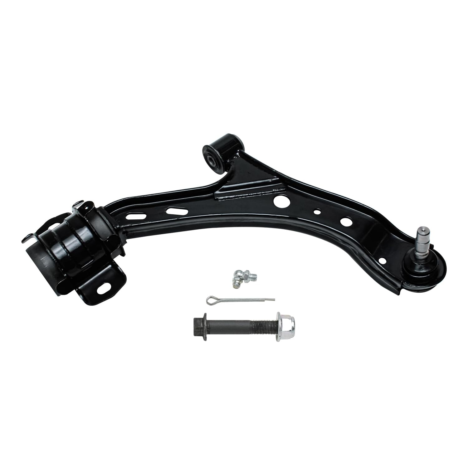 Detroit Axle - Front Right Lower Control Arm for 2005-2010 Ford Mustang, Lower Right Control Arm w/Ball Joint Assembly Replacement