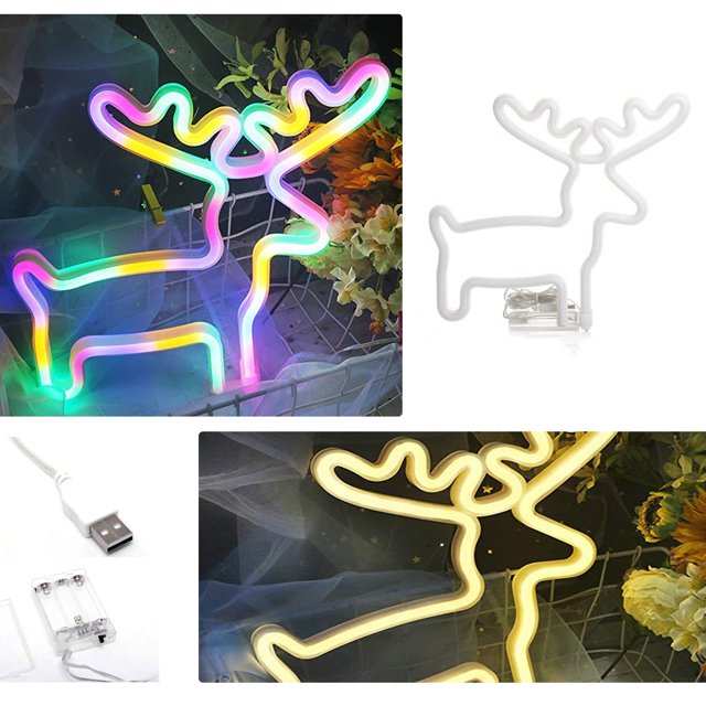 Ganfancp Led Styling Light Led Decorativo Pequeñas Luces de Noche Modelo Base de Neón Ofertas Flash Luz 1Xled