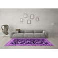 thumbnail image 3 of Ahgly Company Indoor Rectangle Persian Purple Traditional Area Rugs, 2' x 4', 3 of 4