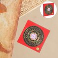 thumbnail image 3 of Shisuyan Boussole Traditionnelle Chinoise Rétro Luo Pan Boussole Taoïste Accessoire Boussole Ancienne, 3 of 8