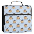 thumbnail image 5 of FORMRS Zipper Binder with Shoulder Strap 2-inch Ring 500 Sheet Capacity File Bag, Blueberry Pancake Pattern, 5 of 5
