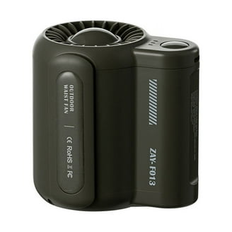 USB Portable Personal Hanging Waist Fan 4500MAh Recharge Wearable