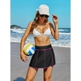 thumbnail image 6 of Women's High Waist Swimdress Holiday Swimwear Skirt with Bottoms, 6 of 7