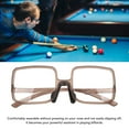thumbnail image 3 of Gafas de Billar TR90, Gafas de Seguridad Deportivas Liga de Campo Amplio Con Almohadilla Nasal Ajustable Para Entusiastas del Billar, 3 of 7