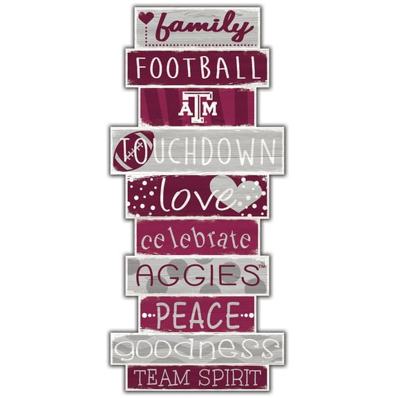 Texas A&M Aggies 5'' x 24'' Celebrations Stack Sign