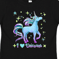 thumbnail image 4 of Inktastic I Love Unicorns- blue and purple Boys or Girls Toddler T-Shirt, 4 of 5