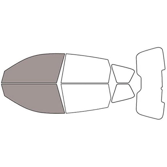 Avery Dennison NR Nano Ceramic IR Window Tint Kit Compatible with Pontiac Vibe 2003-2008 - Front