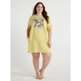 thumbnail image 6 of Joyspun Women's Short Sleeve Sleepshirt, Sizes S/M to 2X/3X, 6 of 6