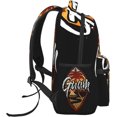 thumbnail image 3 of Faith Over Fear Patriotic Christian Cross American Flag Laptop Backpacks Double Shoulder Laptop Pack Bag Daypack Back Pack Bags Rucksack Computer Bag with Side Pockets Front Zipper Pockets, 3 of 6