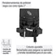 thumbnail image 2 of Porta Herramientas Doble de Poliéster, 5 Compartimentos, IUSA negro, 2 of 2