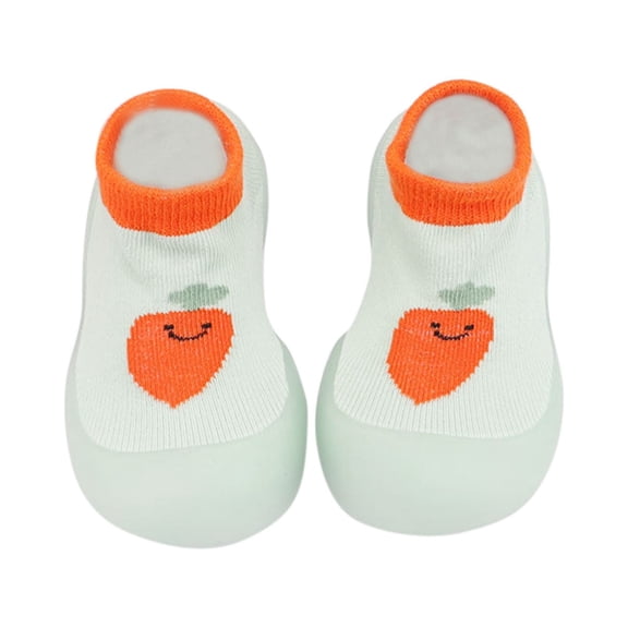 Generic Toddler Girl Shoes Walkers Indoor Baby Casual Elastic Cute Infant First Fruit Toddler Shoes Infant Squeaky Shoes Girls