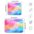 thumbnail image 6 of Iauyy Dish Drying Mat for Kitchen Counter, Super Absorbent & Hanging 16x18 / 18x24 Inch (S/M) A Rainbow Hues, 6 of 8