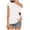 White, variant on T Shirts for Women Casual Off Shoulder Solid Color Irregular Top Short Sleeve Comfortable Fashion T Shirt