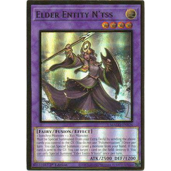 YuGiOh Maximum Gold Premium Gold Rare Elder Entity N'tss MAGO-EN026
