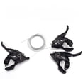 thumbnail image 3 of EF51 Mountain Bike 3-Speed Left Thumb Shifter with Integrated Brake: Durable 21/24/7/8-Speed Compatible Gear Lever, One-Piece Design for Smooth Shifting, Easy Installation for Hilly Terrain Cycling, 3 of 6