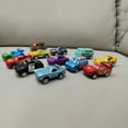 thumbnail image 3 of 12pcs/Set Pixar Cars Lightning Mcqueen Jackson Storm Mater Pvc Model Back-Force Car Toy For Kids Birthday Gift Set 12Pcs box, 3 of 6