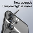 thumbnail image 3 of for Samsung Galaxy S24 Plus Case with Invisible Stand & Ring Holder[Compatible with MagSafe] [ Drop Protection] Transparent Electroplated Bumper Phone Case - Clear Black, 3 of 17