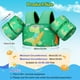 thumbnail image 5 of Chaleco de natación MoKo para niños pequeños, de 10 a 30 kg, color verde, 5 of 5
