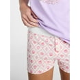 thumbnail image 4 of No Boundaries Sleep Graphic Tee and Boxer Shorts Set from our Cloud Core Collection, 2-Piece, Women’s XXS-3X, 4 of 5