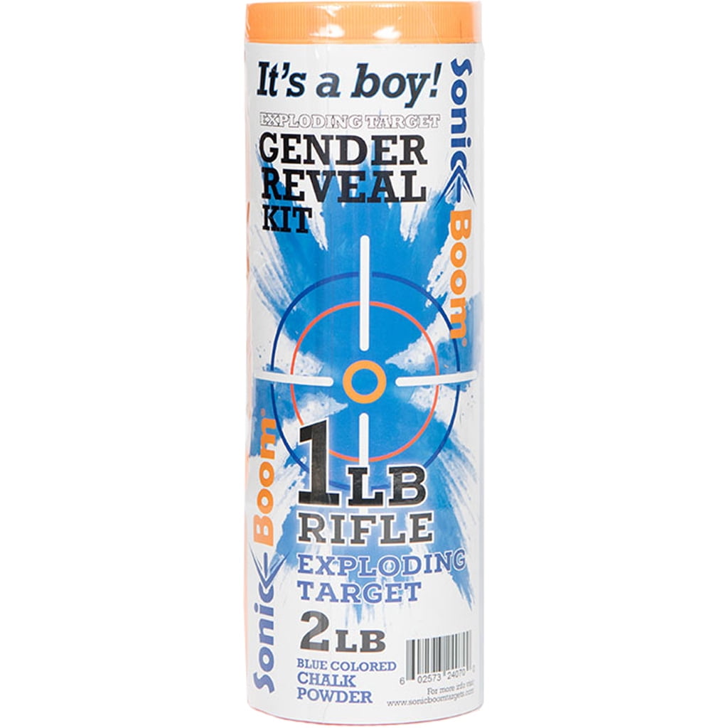 Sonic Boom Exploding Target Gender Reveal Kit Boy 1 Lb. Blue - Walmart ...