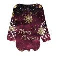 thumbnail image 4 of Chandails d'Hiver Grande Taille pour Femmes Chandails de Noël pour Femmes 2025 Col Rond Hiver Vacances Mignons Pulls Marron m, 4 of 4