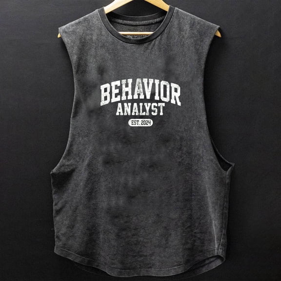 YHAJDS Men's Wide Armhole Tank Top Crew Neck Sleeveless Athletic Summer Gym Workout Tee
