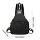 thumbnail image 2 of Bolsa de pecho grande capacidad negra, bolso cruzado, mochila, 2 of 6