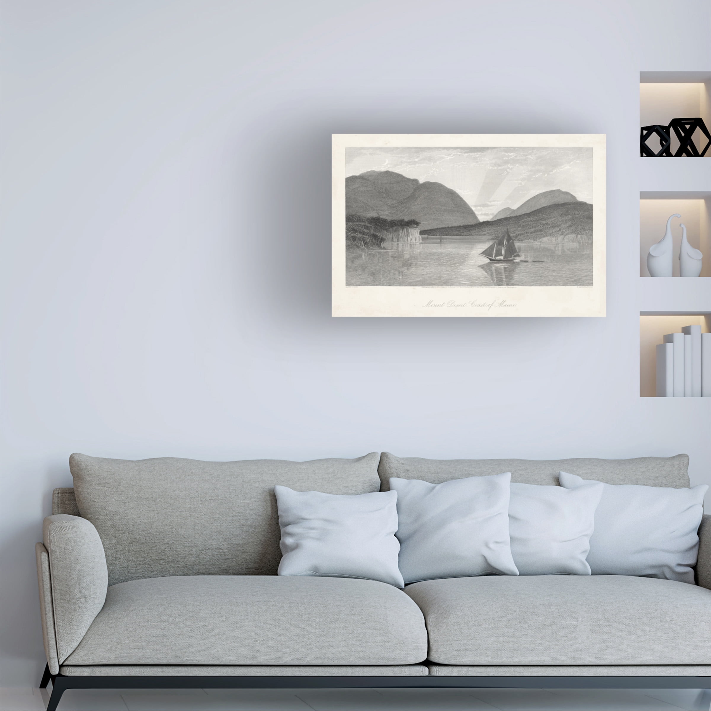 William Cullen Bryant 'Mount Desert Coast Of Maine' Canvas Art
