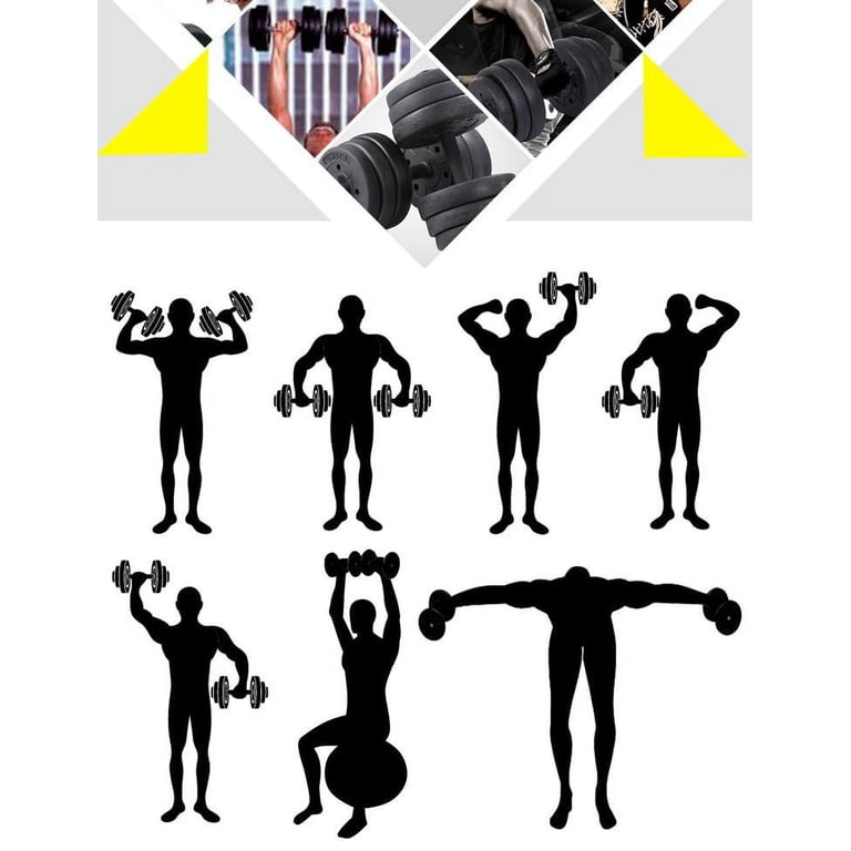 Alden Design Adjustable Dumbbell Set, 44 Lbs, Black photo 4