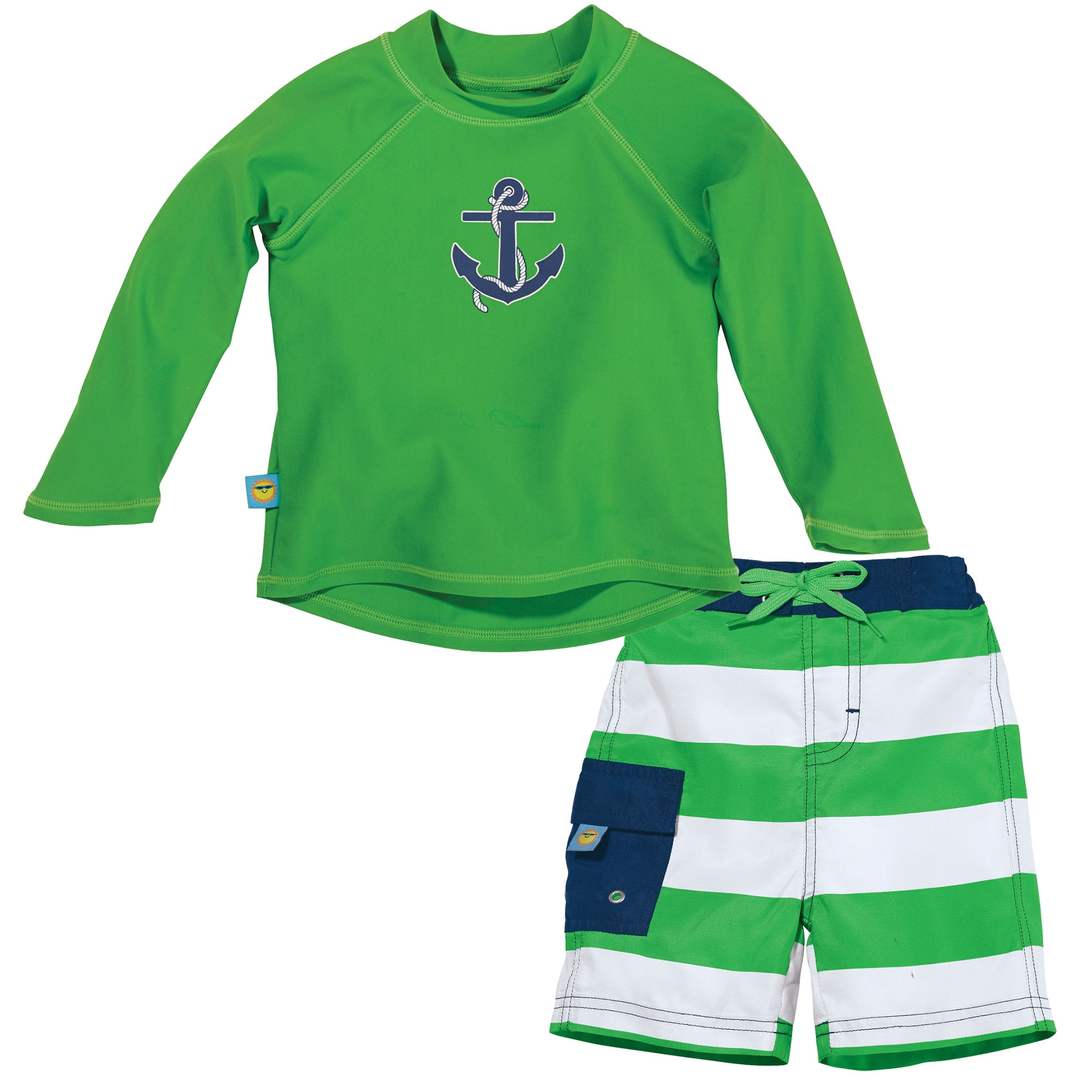 baby boy long sleeve swim shirt