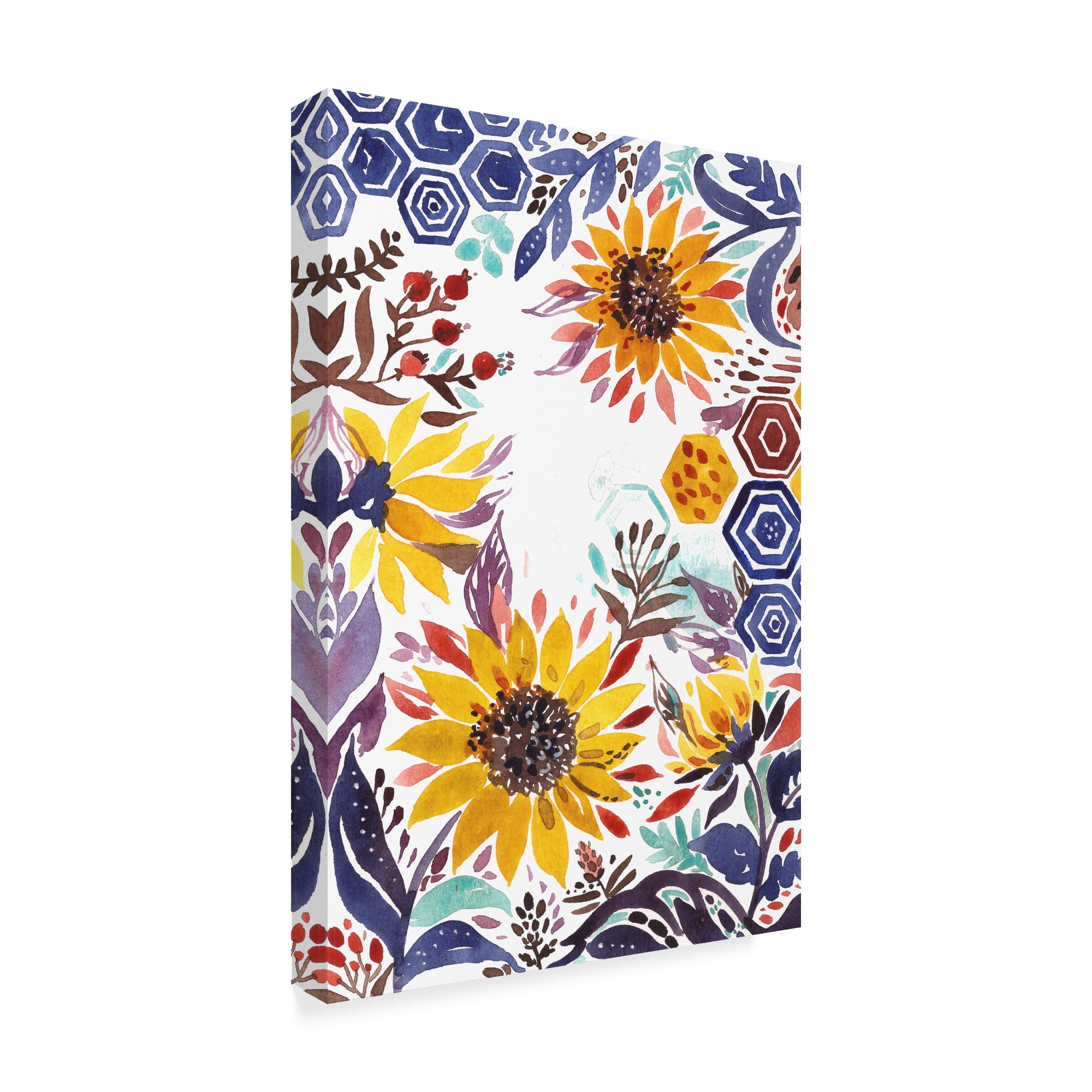 Trademark Fine Art 'Autumn Florals 3' Canvas Art by Irina Trzaskos Studio