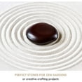 thumbnail image 6 of 5 lbs Brown River Rocks For Landscaping 25 Stones (2-3 Inches), Polished Decorative Pebbles for Plants, Fish Tank, Vase, 6 of 7