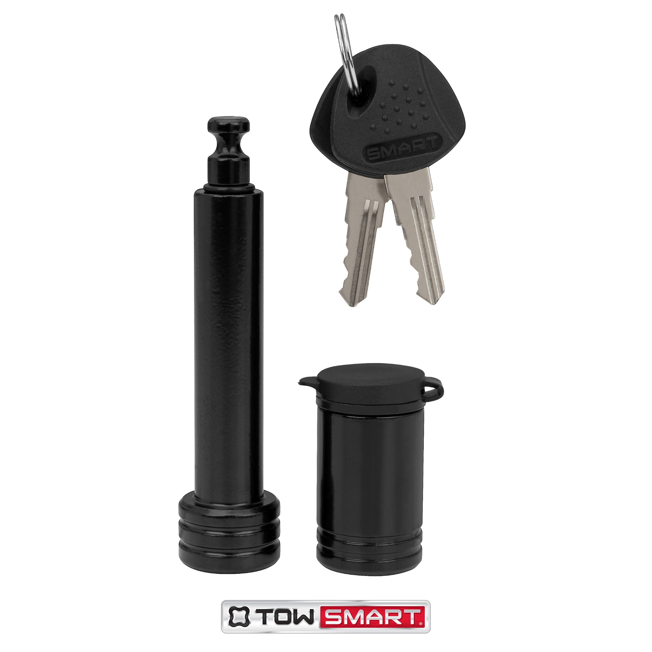 TowSmart 5/8 in. Barrel Style Receiver Lock, Black Powder Coat, 7278