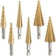 thumbnail image 1 of Brocas Escalonadas StagBroc 6 Pzas 2 x 3-12mm 2 x 4-12mm 2 x 4-20mm 2.4cm Zanco Escalonadas Acero Alta Velocidad VentDepot, 1 of 2