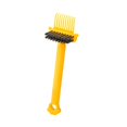 thumbnail image 2 of Cepillo de pelo Limpiador de peines Macarena Limpiador de peine de cepillo de pelo AMARILLO, 2 of 8