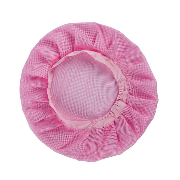Gorra de malla, servicio de alimentos, redecilla, transpirable, duradera, gorra, gorro de chef, gorro de cocina Rosa