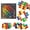 As shown, variant on Gmogad Sensory and Fidget Toys for Autistic Children and Adults, Educational Stress Relief Puzzle Balls, Hand Eye Coordination Game for Kids Toddlers Easter Basket Stuffers Valentines Gift