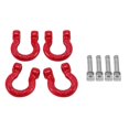 thumbnail image 3 of 8Pcs Red Metal Bumper D-Ring Tow Hook for 1/10 RC Crawler Car -4 Axial SCX10 90046 D90, 3 of 8