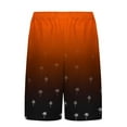 thumbnail image 4 of HAPIMO Quick Dry Board Shorts Men Swim Trunks with Compression Liner Casual Outings Travel Shorts Hawaiian Bathing Mesh Lining Shorts Summer Outdoor Swimsuit Shorts 9" Beach Shorts Orange Small, 4 of 6