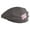 Charcoal, variant on Great Job Embroidered Men's Linen Ivy Cap - Khaki S-M