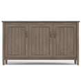 thumbnail image 4 of Simpli Home Lev SOLID WOOD 60 inch Wide Contemporary Wide Storage Cabinet in Smoky Brown, 4 of 9