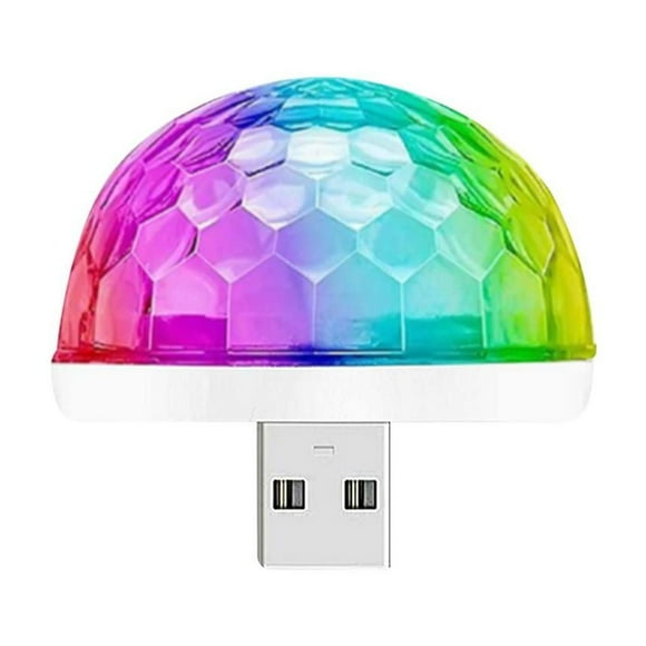 Borne USB Pocket Disco Light, USB Mini LED Light