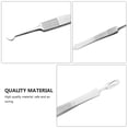 thumbnail image 3 of 3pcs Blackhead Extractor Curved Blackhead Tweezers Kit Stainless Pimple Remover, 3 of 8