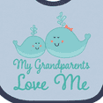 thumbnail image 4 of Inktastic My Grandparents Love Me Childs Boys or Girls Baby Bib, 4 of 4